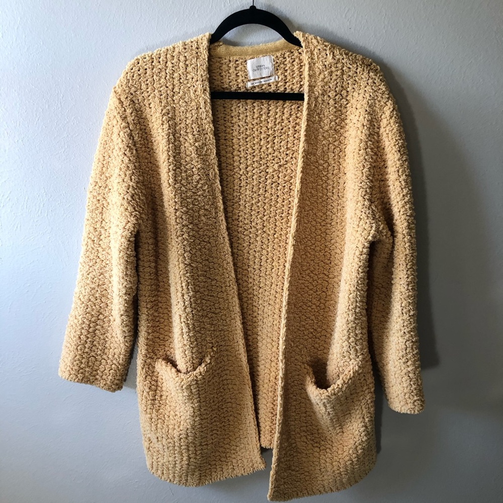 Urban Outfitters Mustard Cardigan